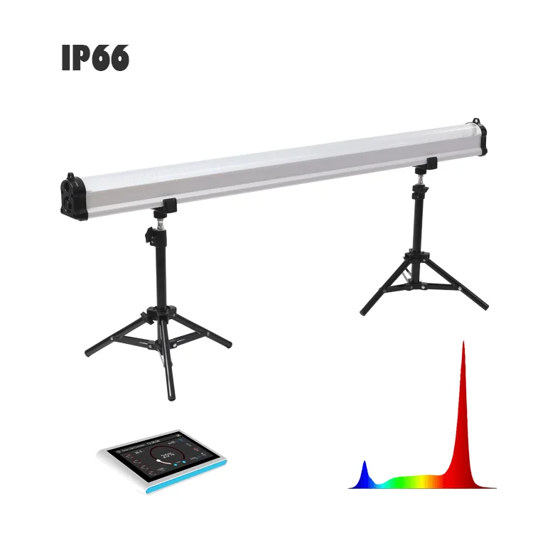 2024 New IP66 under canopy led grow light 120W 4ft lm301h evo lm281b Osr red indoor plants tube under canopy light