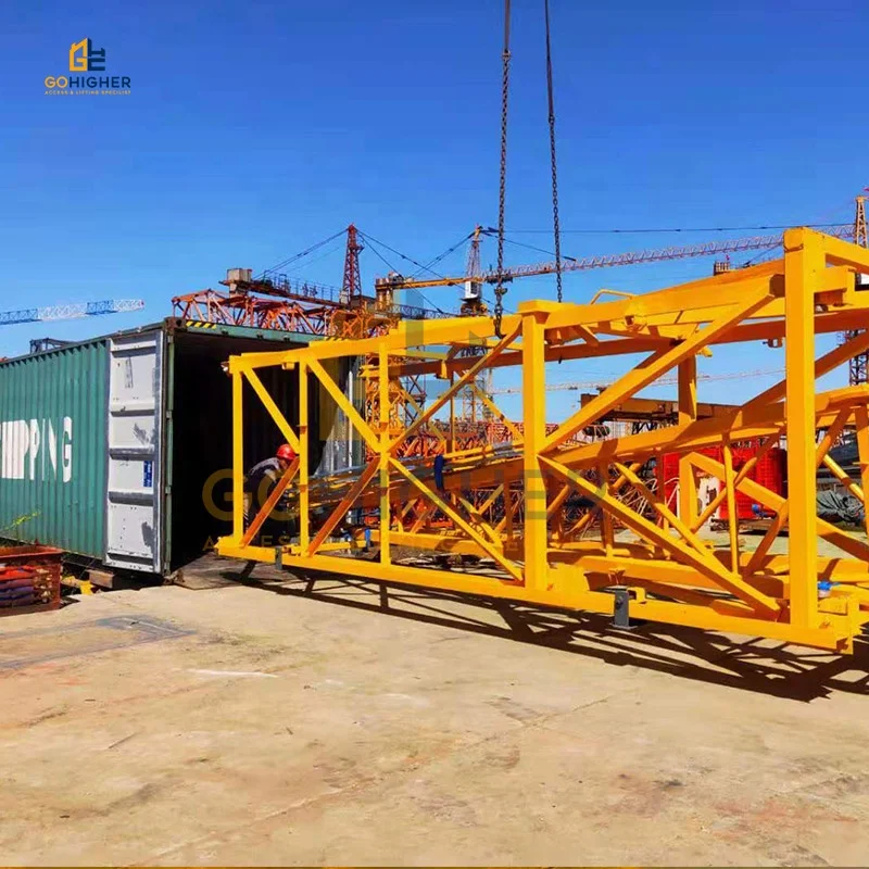 4t 121m tower crane topeless tower crane price