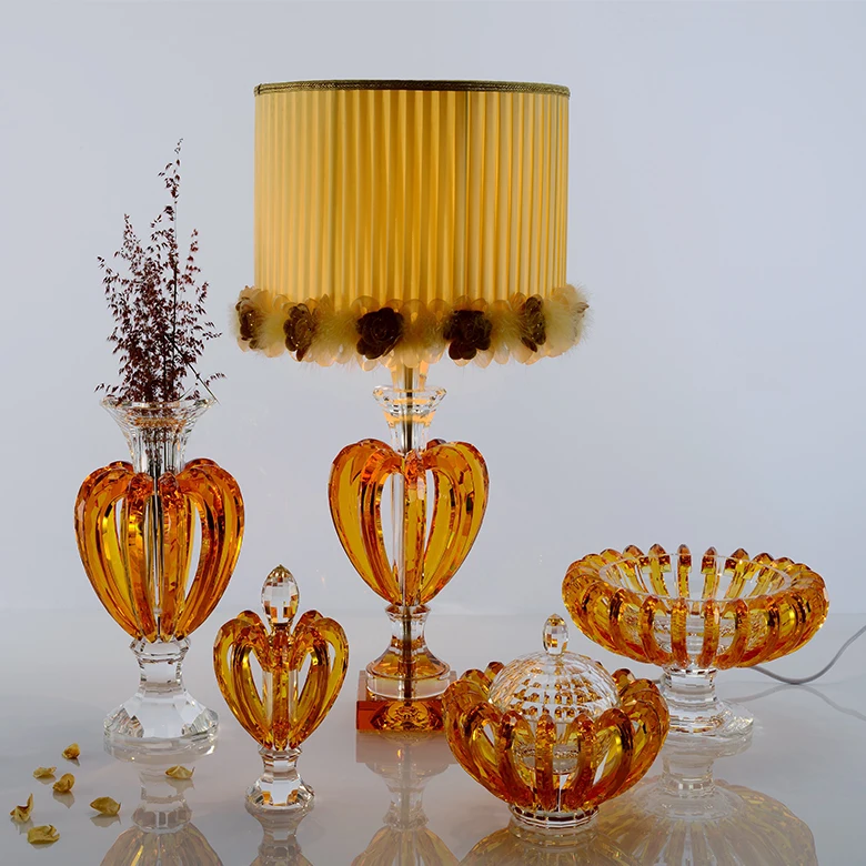 Высококачественная Роскошная индивидуальная Арабская хрустальная ваза для украшения дома