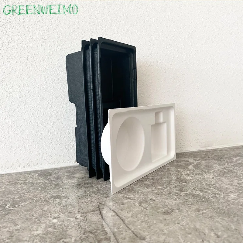 Eco Friendly Biodegradable Cosmetic Containers Bagasse Insert Other Packaging Materials Products