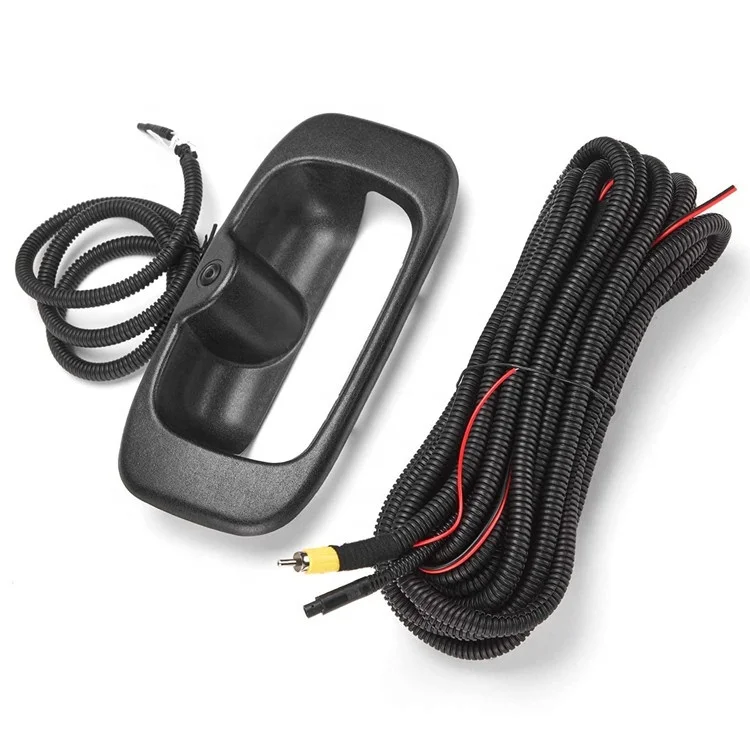 HD Night Vision Waterproof Reverse Rearview Tailgate Handle Camera with Guideline for Chevy Silverado/GMC Sierra