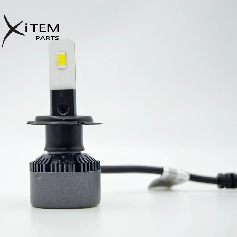 Tri color 3 color LED headlights 50W H1 H4 H7 H11 HB3 HB4 3000k 4300k 6000k strobe function available