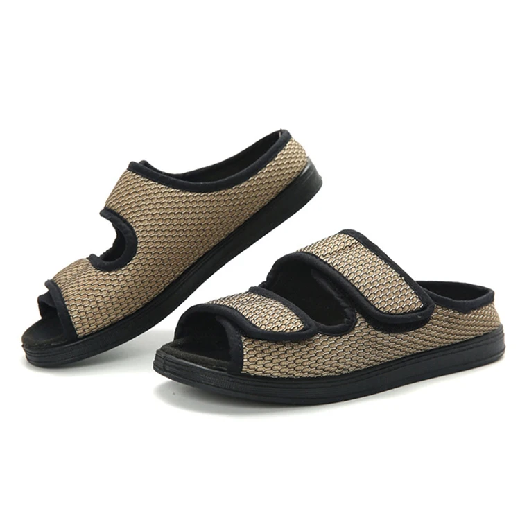 Wholesale Summer Comfy Adjustable Orthopedic Slides Sandals Unisex Diabetic Medical Slippers Shoes for Women Nurse