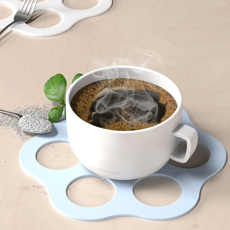 Household kitchen food-grade silicone insulation pads can withstand high temperatures of 300 degrees Celsius