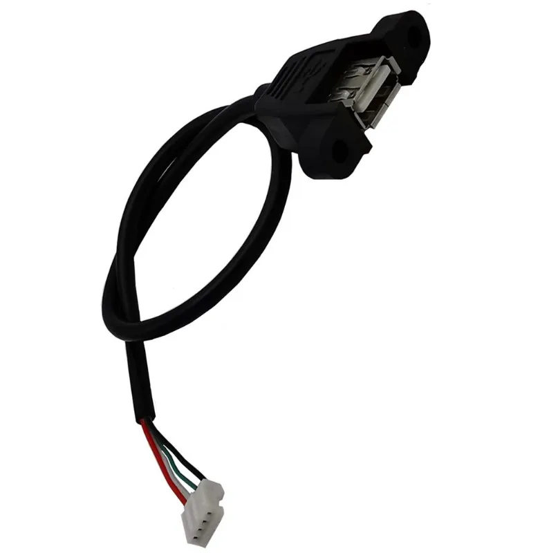 Wholesale USB A type female to 4pin JST PH2.0 header Extension Cable with panel mount screw