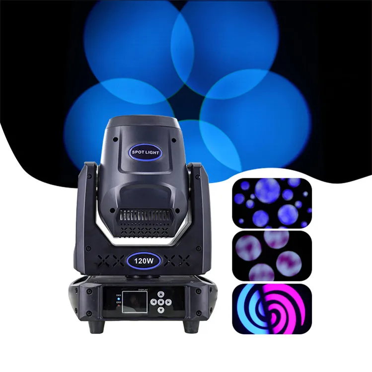 High Quality Sharpy Mini Led Dmx 120W Pattern Moving Head Beam Spot Light For Wedding Stage Disco