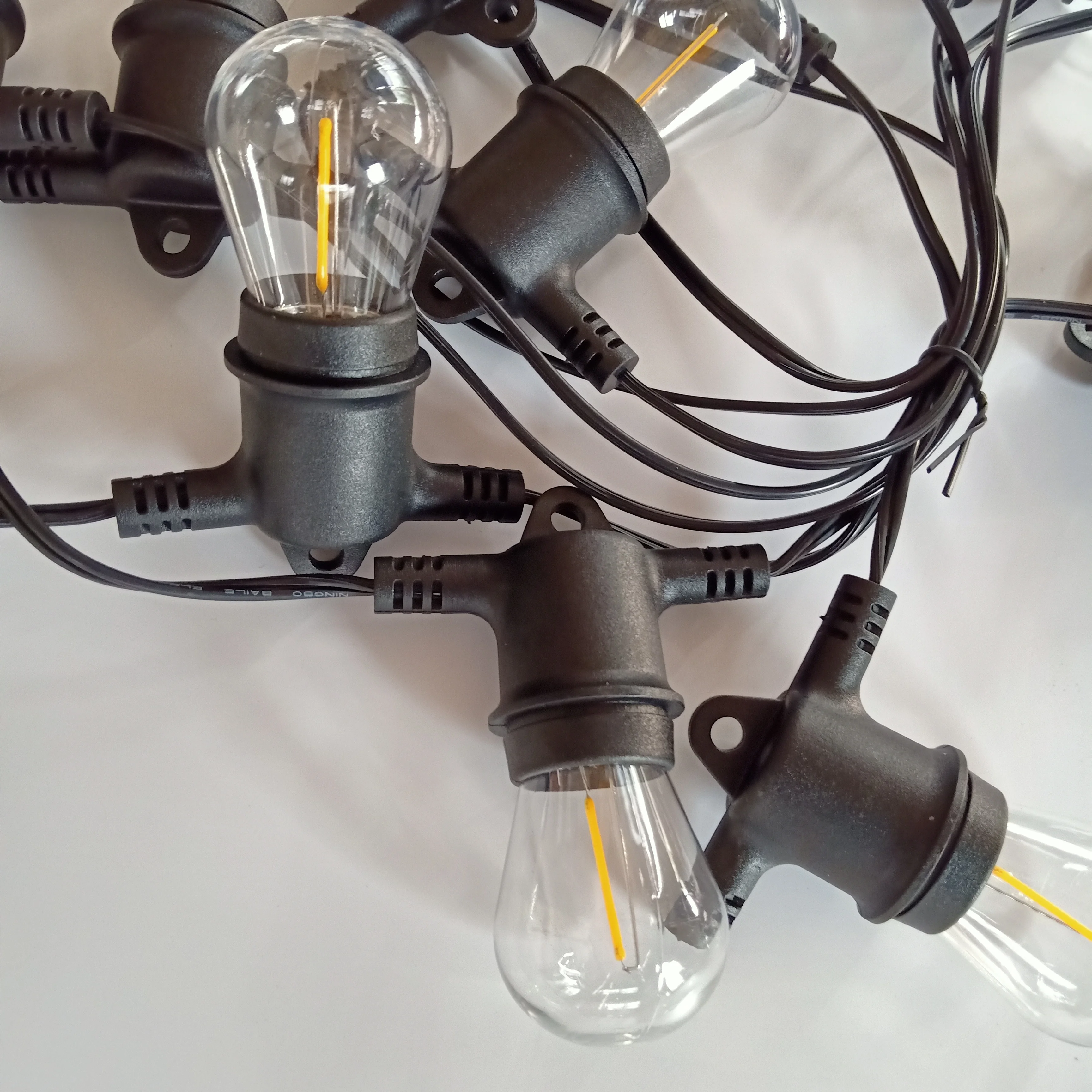 Manufacturer of european  1W bulb home appliance outdoor  e27 LED bulb string light