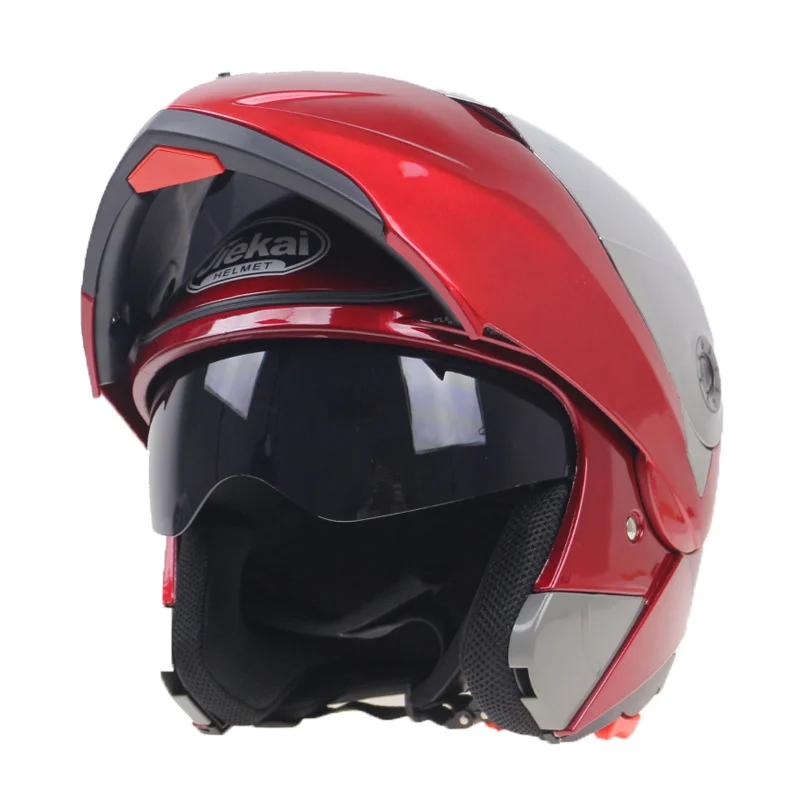 SUBO105 flip up motorcycle helmet dual visor system every rider affordable bike helmet M L XL XXL available