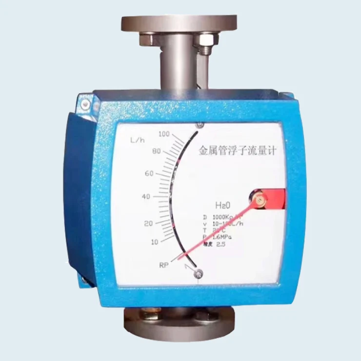 Dn50 Dual-line Display Float Flow Meter Metal Tube Gas Rotameter - Buy Dn50 Metal Tube Gas Rotameter