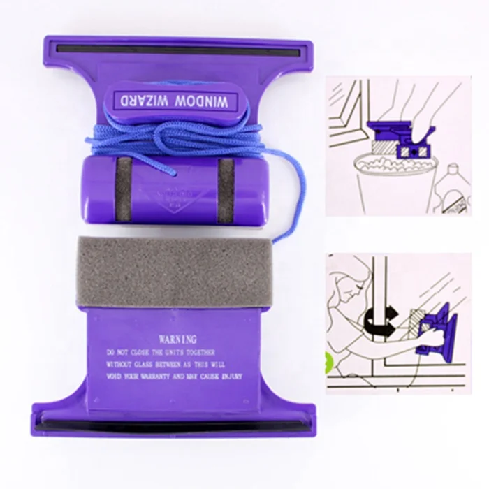 TOPFENG Magnetic Window Cleaner Double Sided Glass Window Cleaner Tools Sliding Window Cleaner