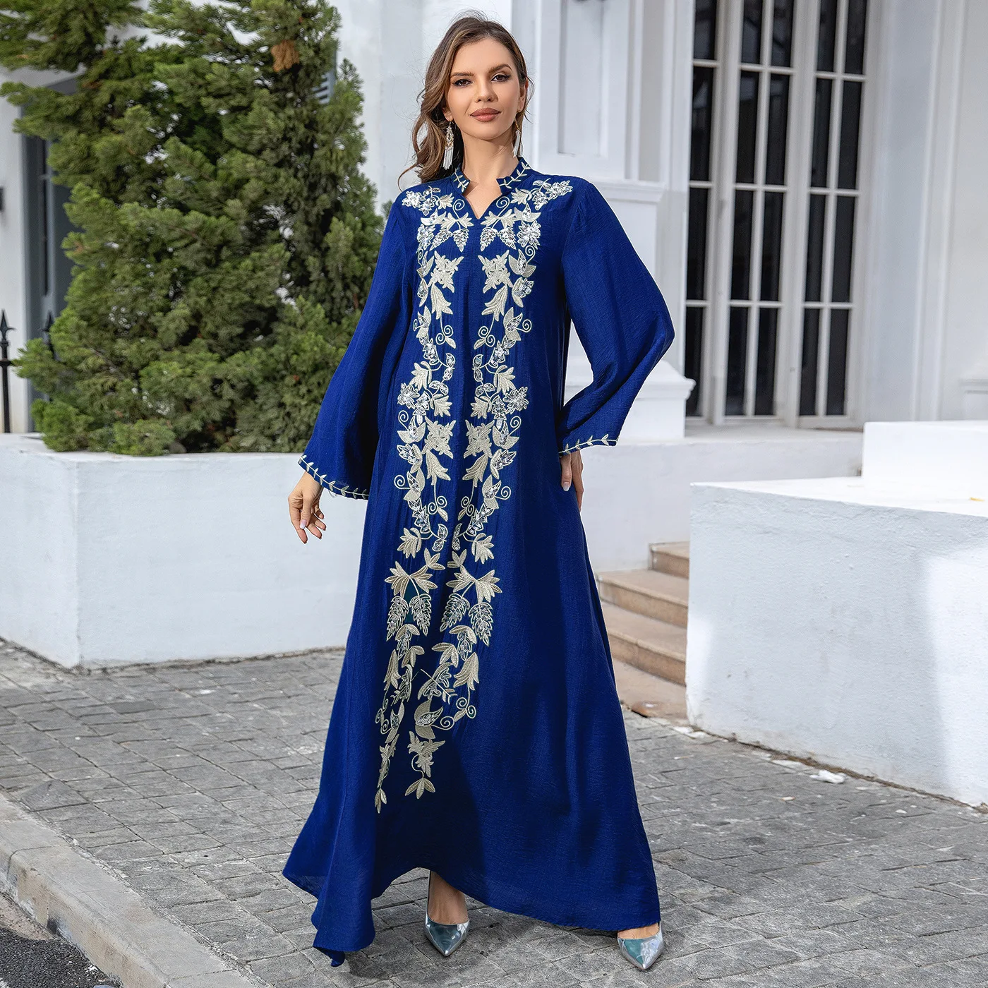 Islamic Clothing Dubai kaftan Dress Plus Size Modest Women Muslim Maxi Dresses Abaya