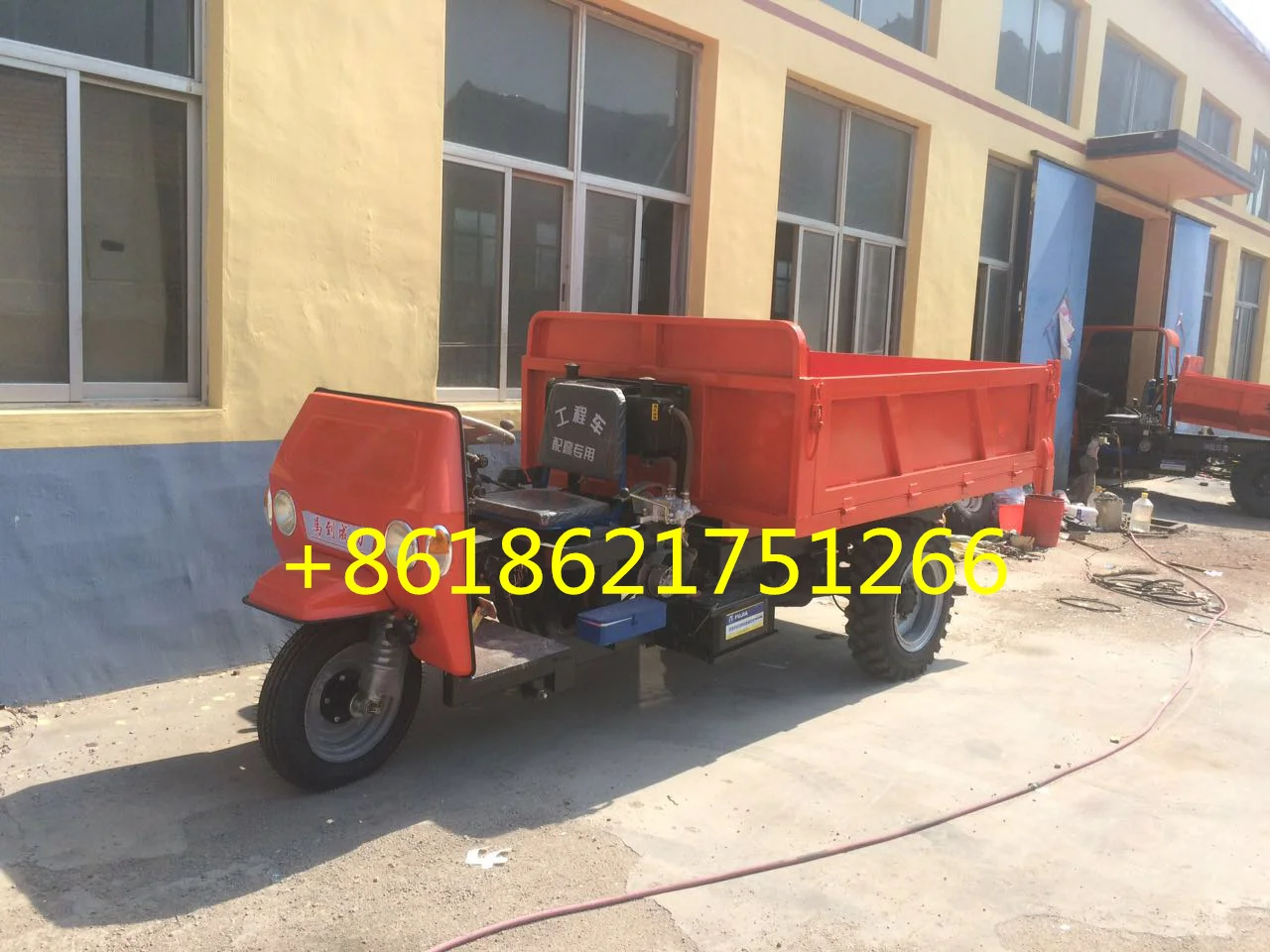 Diesel tricycle agricultural loading vehicle made in China