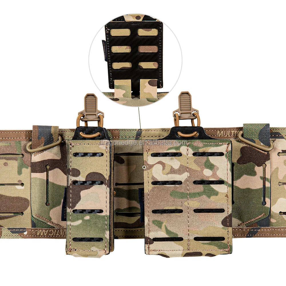SPARK TAC  Multicam  molle Tactical  Laser Cut Magazine Pouch Camouflage Tactical equipment Magazine Pouch