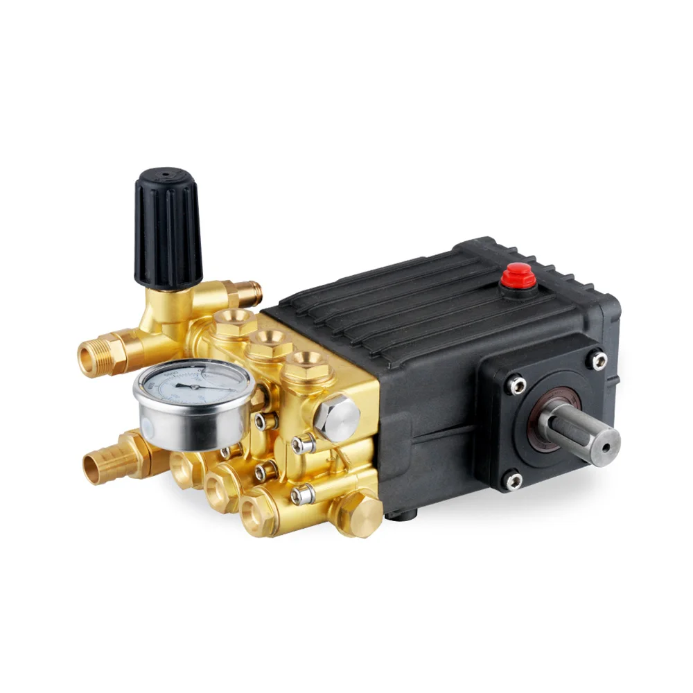 High Pressure 100Bar Ceramic Triplex Piston Plunger Pump For Washer