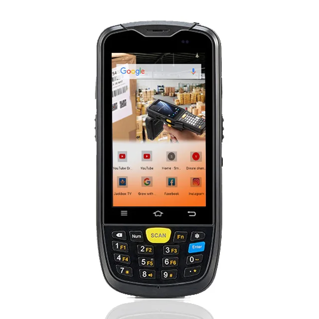 Pda Warehouse Machine Order Qr Barcode Rf Scanner Rfid Hands Free Fingerprint Waterproof Reader Pda Android 10 Mobile Rugged Pda