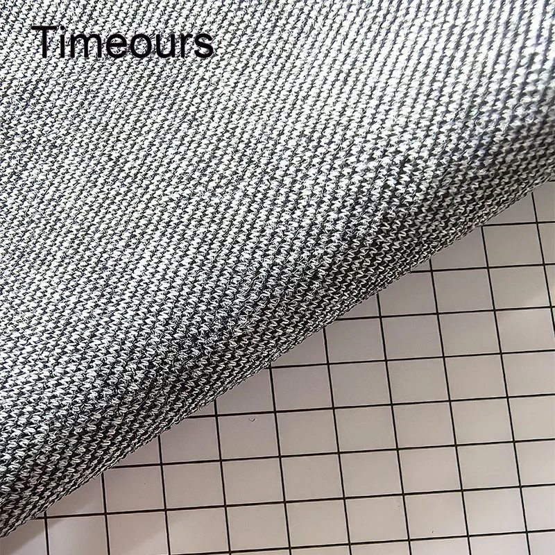 Fashion Fancy Design POLYESTER RAYON SPANDEX Yarn Dyed woven fabric TR Gray 280GSM Garment Fabric