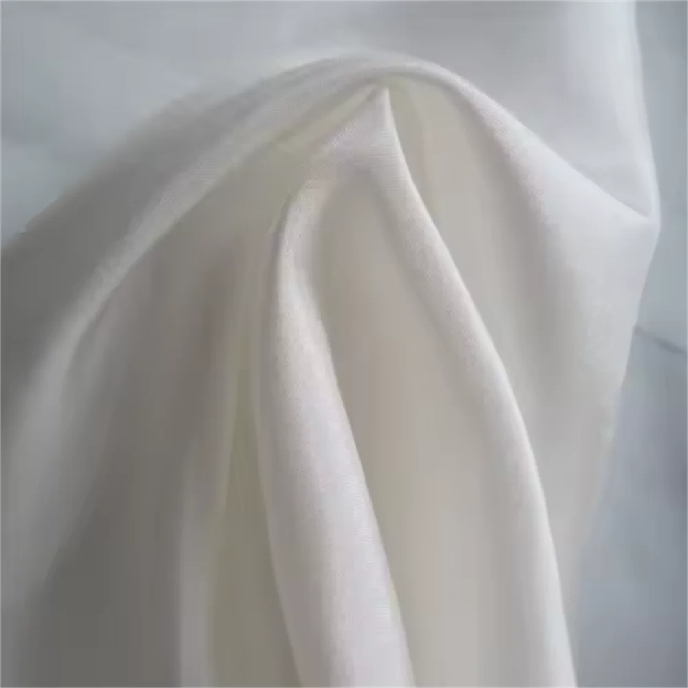 Chinese Supplier Factory Direct Graceful Material Custom Dyed Color Silk Habotai Fabric for Women Good Cloth