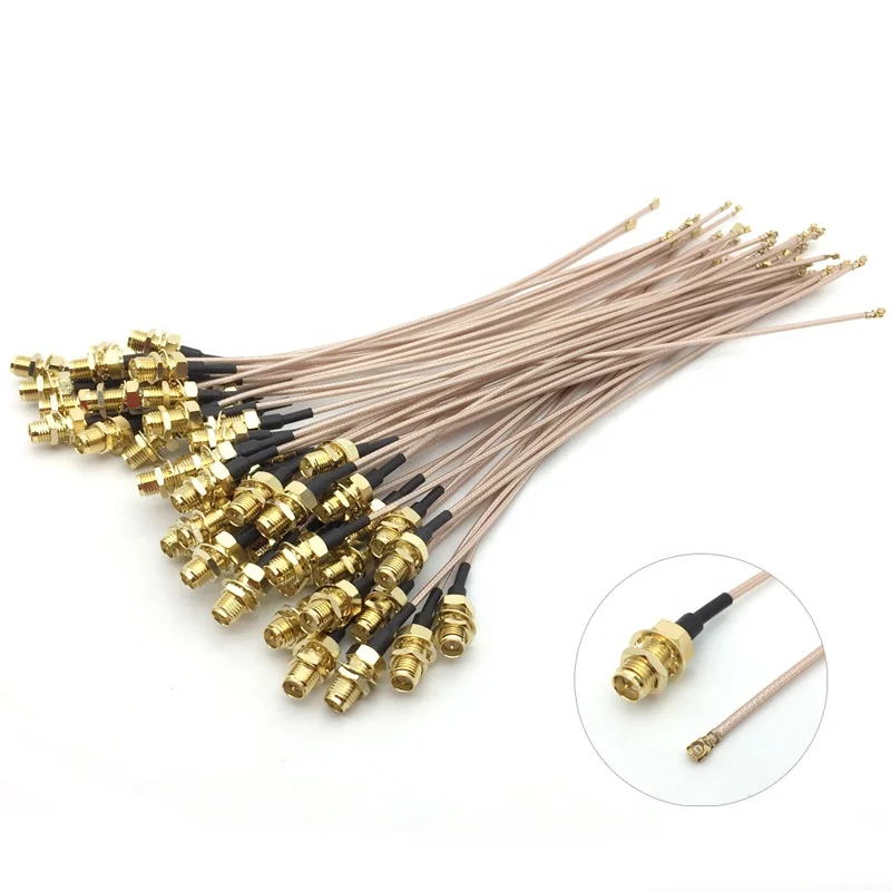 U.Fl Ipex /Ipx To Rp Sma Female Sma To Ipex/Ufl Rf RG178 Cable Assembly Rp Sma Female Extension Cable Pigtail 1.13mm Rf Cable