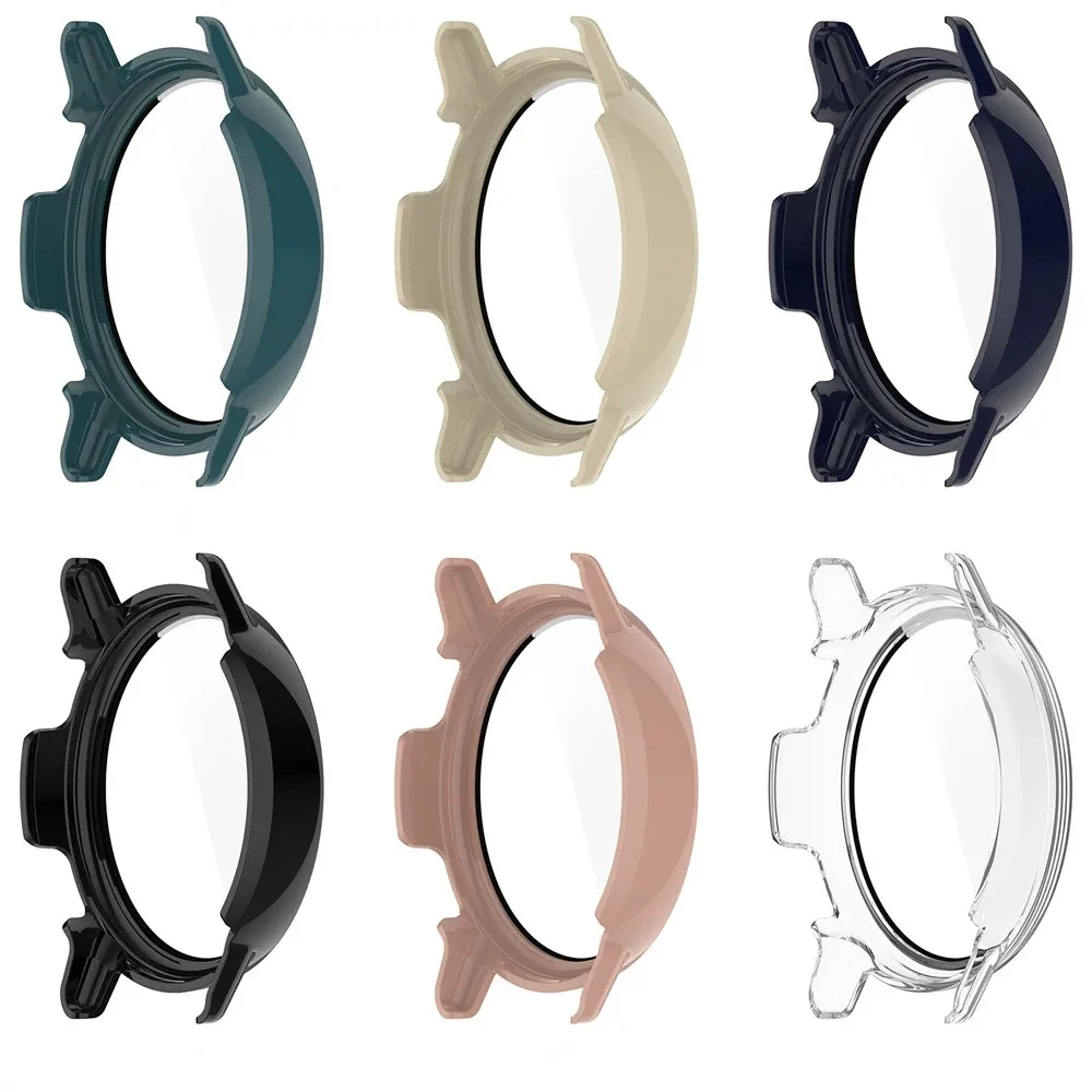 Wholesales Case Cover Tempered Glass Screen Protector For Garmin Vivoactive 5 Frame PC Slim Protective Accessories