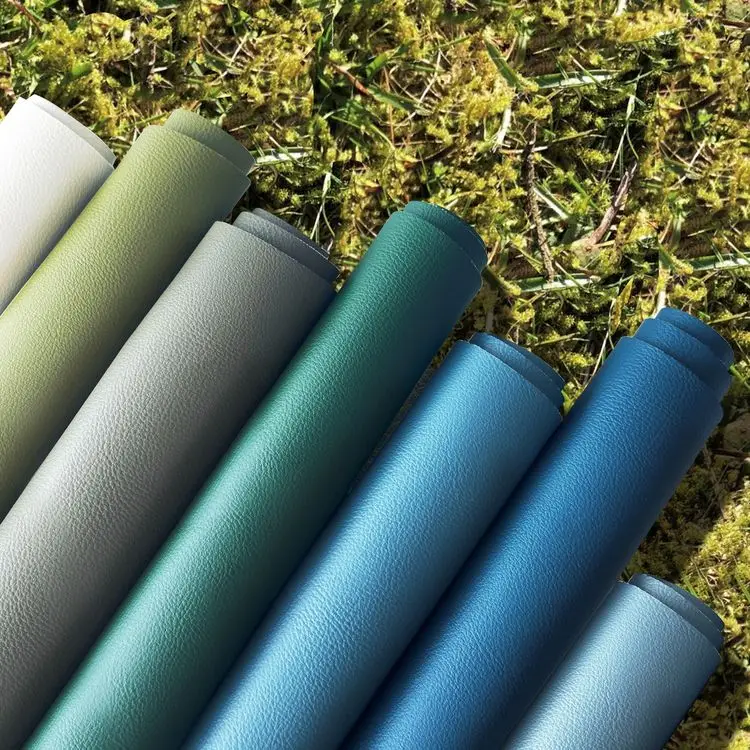 Fabric Silicone Synthetic Abrasion Resistant Breathable Faux Leather Luxury Real Leather Looking For Indoor Fur