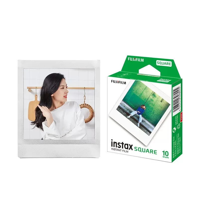 Белая пленка для Fuji Instax квадратный с белым краем черного цвета пленки фотобумага для камеры Instax SQ10 SQ6 для камеры Мгновенной Печати Share SP-3 принтер