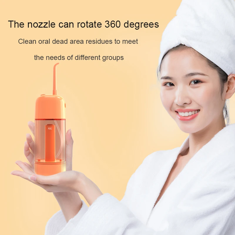 Ipx8 Portable Rechargeable Cordless Dental Oral irrigation Water Flosser teeth cleaning for Travel