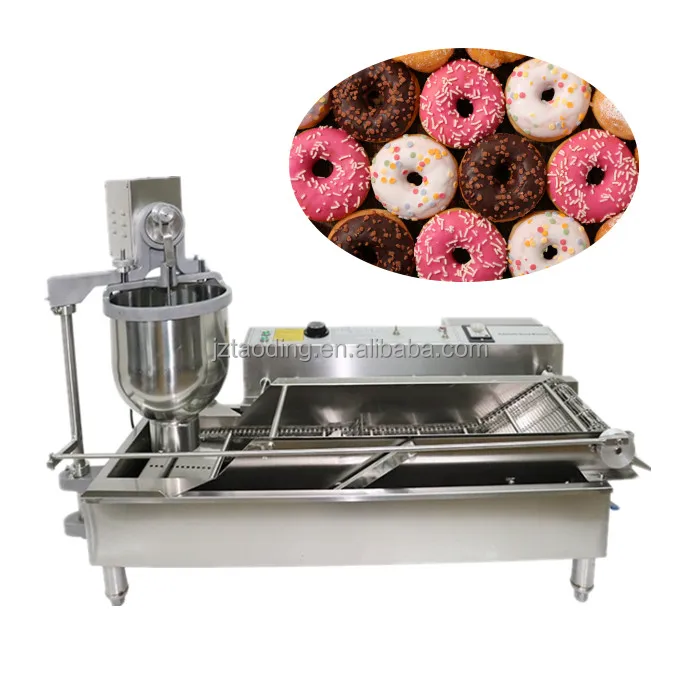 Automatic Fried Donut making machine round flower donut machine commercial doughnut maker automatic donut frying machine price