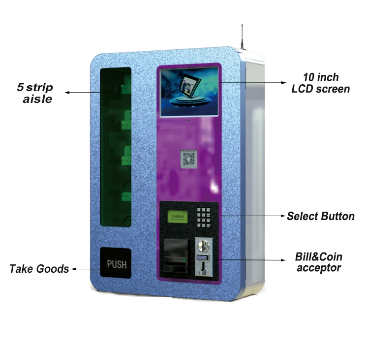 Snack Drink Condom vending machine