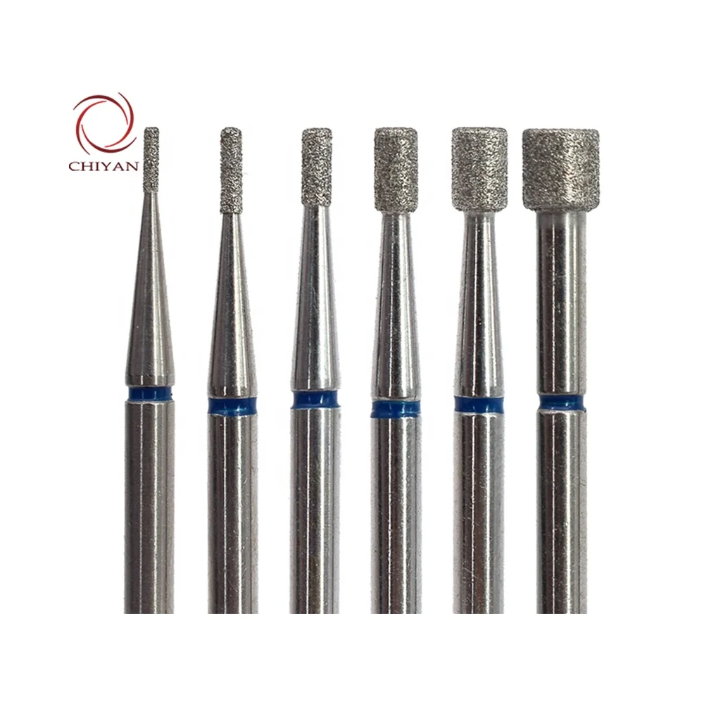 3/32' Manicure pedicure high quality tapered barrel burs russia cuticle diamond nail drill bit tool