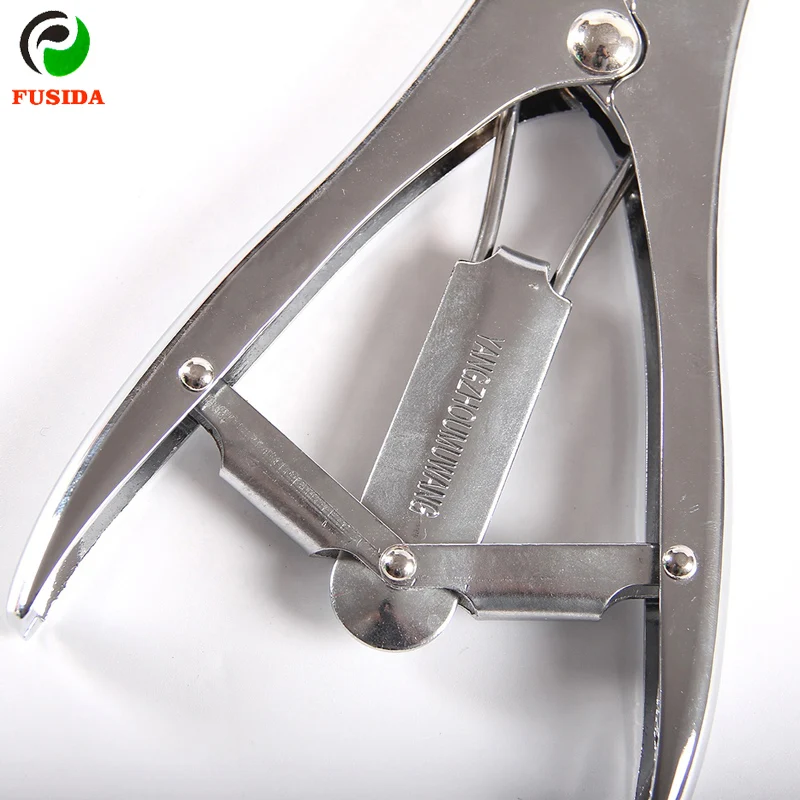 Stainless Steel Elastrator Bloodless Burdizzo Castration Plier For Cows