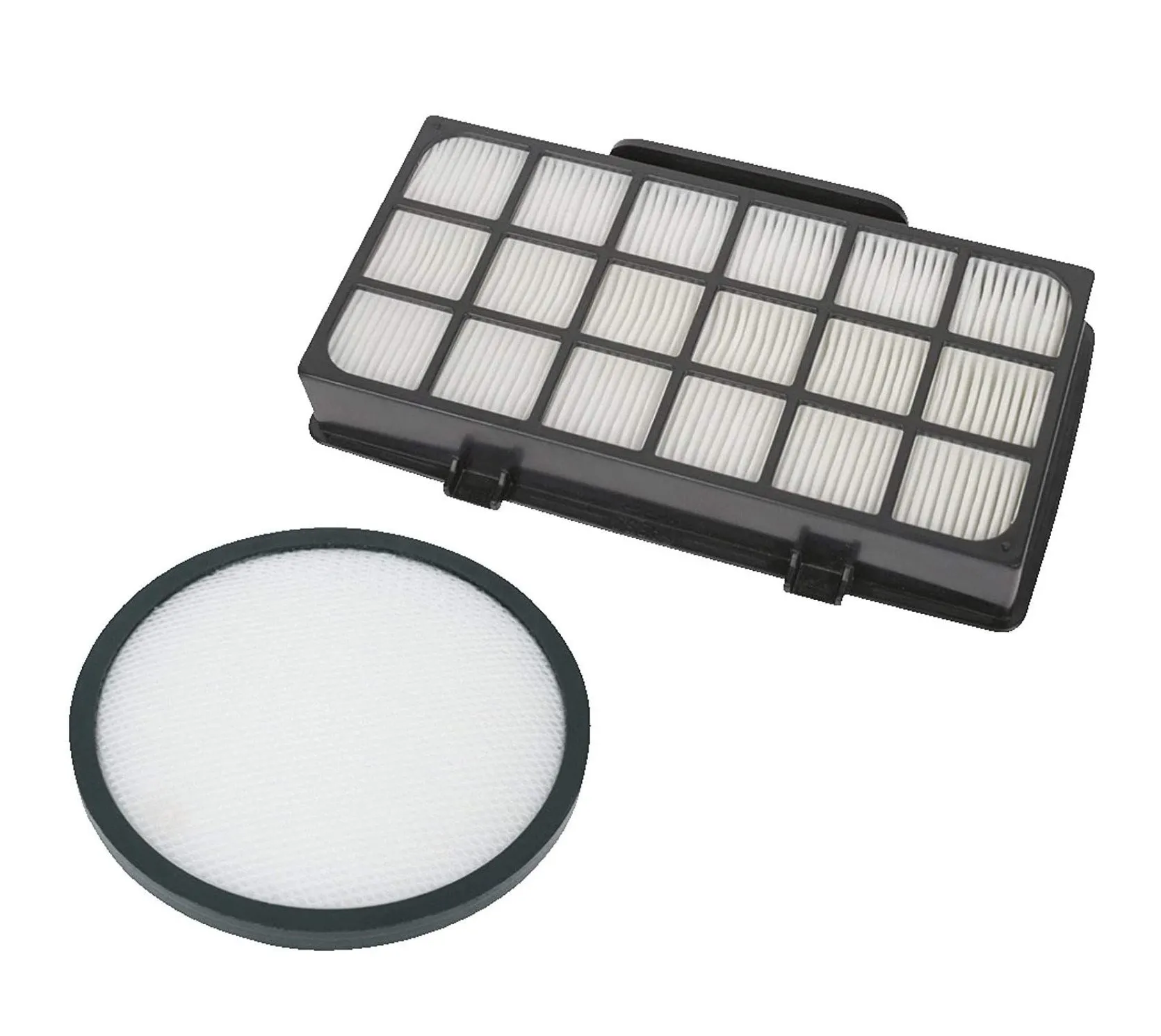 Replacement Rowenta Filter-Set compatible for X-Trem Power Cyclonic (RO69xx) ZR006001, Plastic, Black