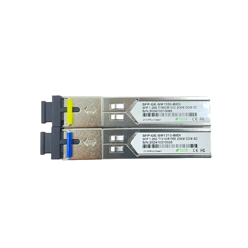 SFP-GE-SM1310-BIDI SFP 1.25G T1550 R1310 20KM DDM SC module