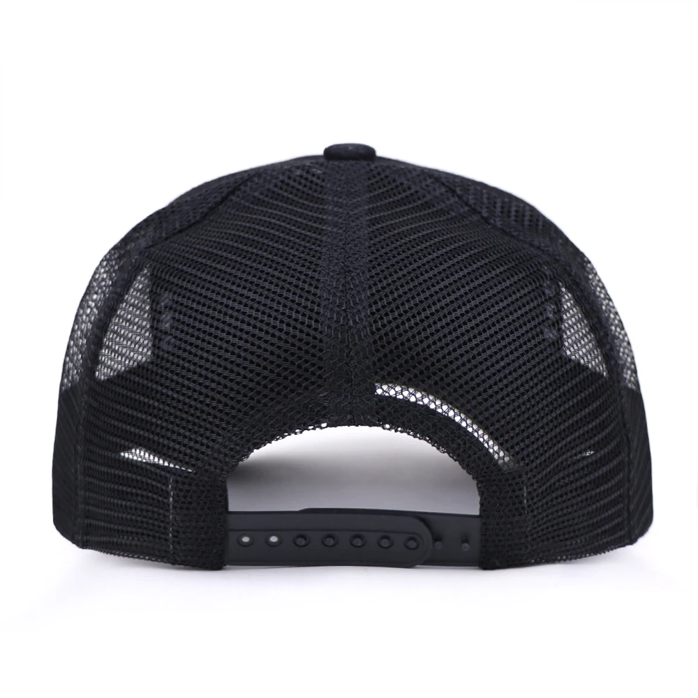 Летняя дышащая черная сетчатая Вельветовая Кепка
