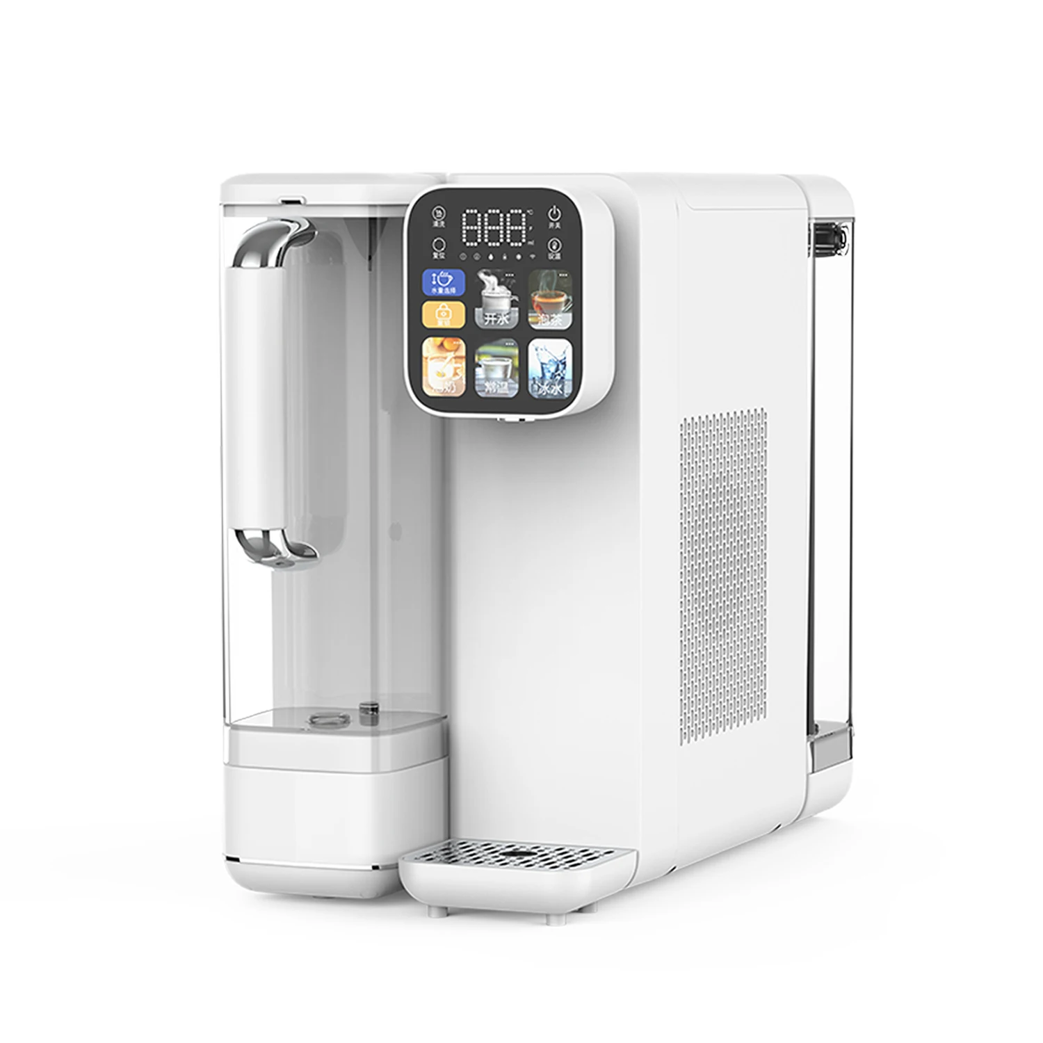 OLANSI W53 Smart Cold and Hot Water Purifier Dispenser Automatic Electric Table Top Reverse Osmosis Filter Water Dispensers