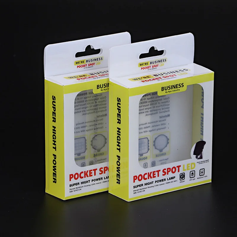 Manufacturer Clear PVC Transparent Print Consumer Electronics Packaging Cable Folding Boxes PVC PET PET Materials Package