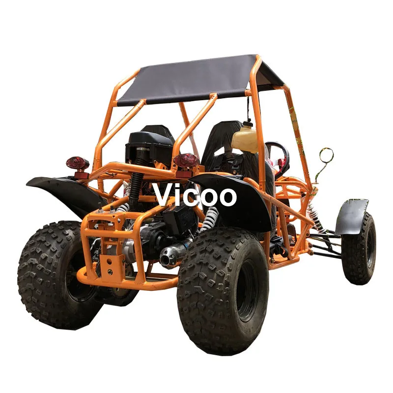 200cc 2 seat gas off road go kart 2 seat adult go kart