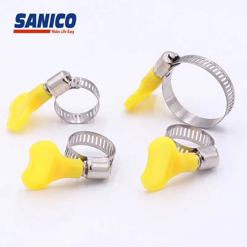 Adjustable Small Stainless Steel Hose Clamps For Tube Fastening Flexible Clip