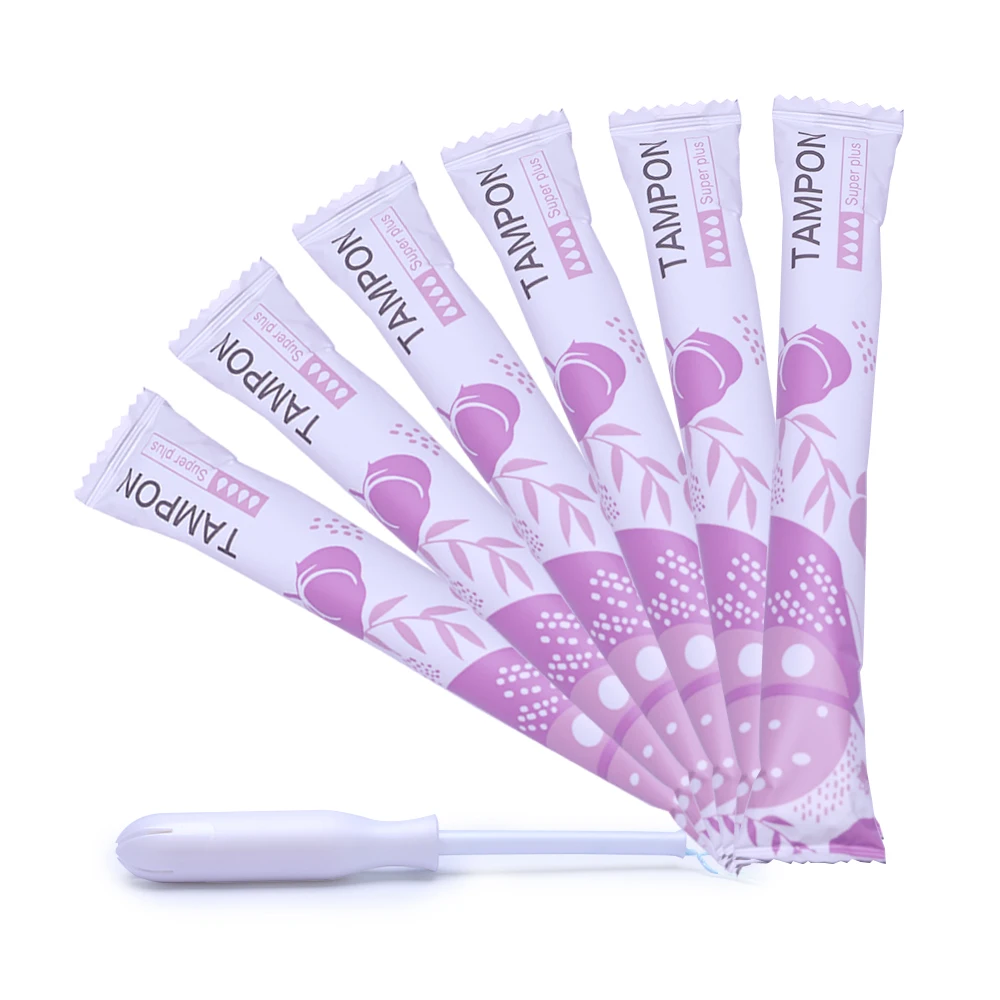 Private Label Organic Disposable Menstrual Tampons With Applicator