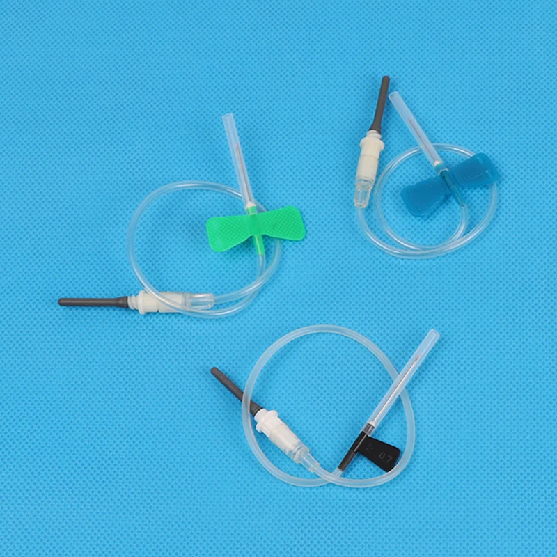 18g 19g 20g 21g 22g 23g 24g 30g Medical Safety Butterfly Needle for Blood Collection