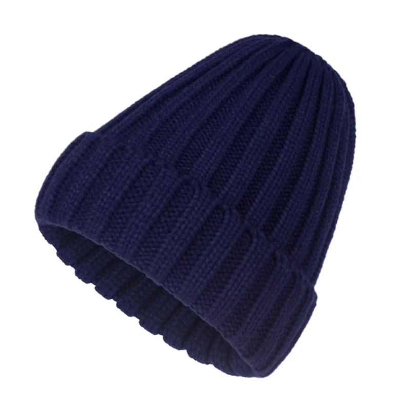 Sewingman Premium Itch-free Blended Acrylic Custom Cuffed Rib Knit Low MOQ Skully Beanie Winter Hats Toque Caps