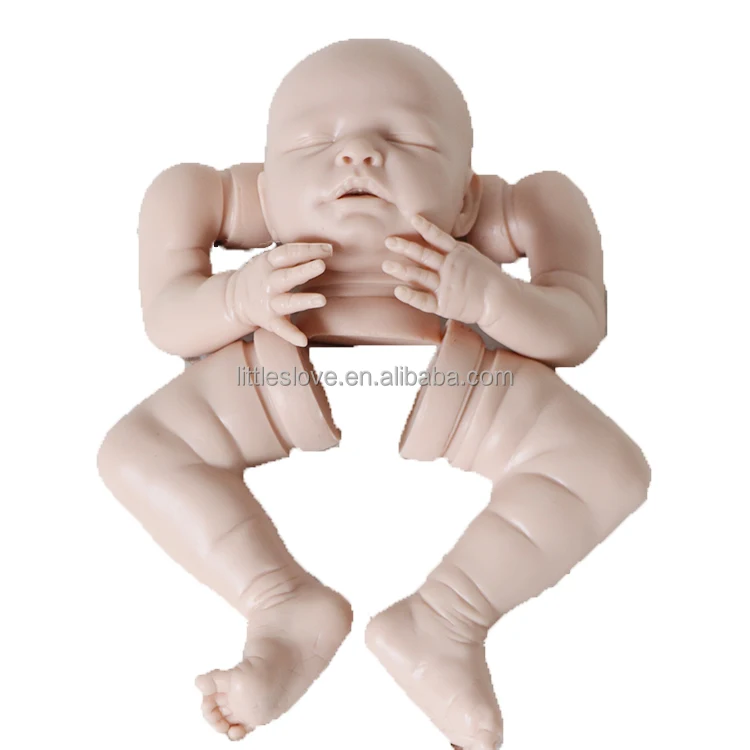 Reborn Doll Solid Silicone Kits Small Dolls Rubber Baby Realistic Molds Kits