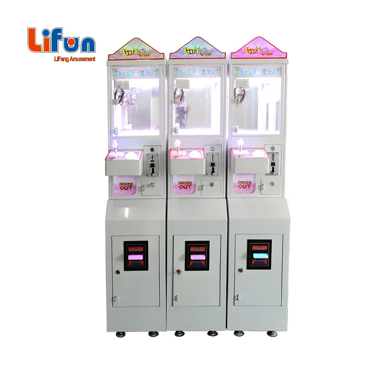 Lifang custom design coin operated small toy claw crane vending machine mini claw machine with dollar bill acceptor
