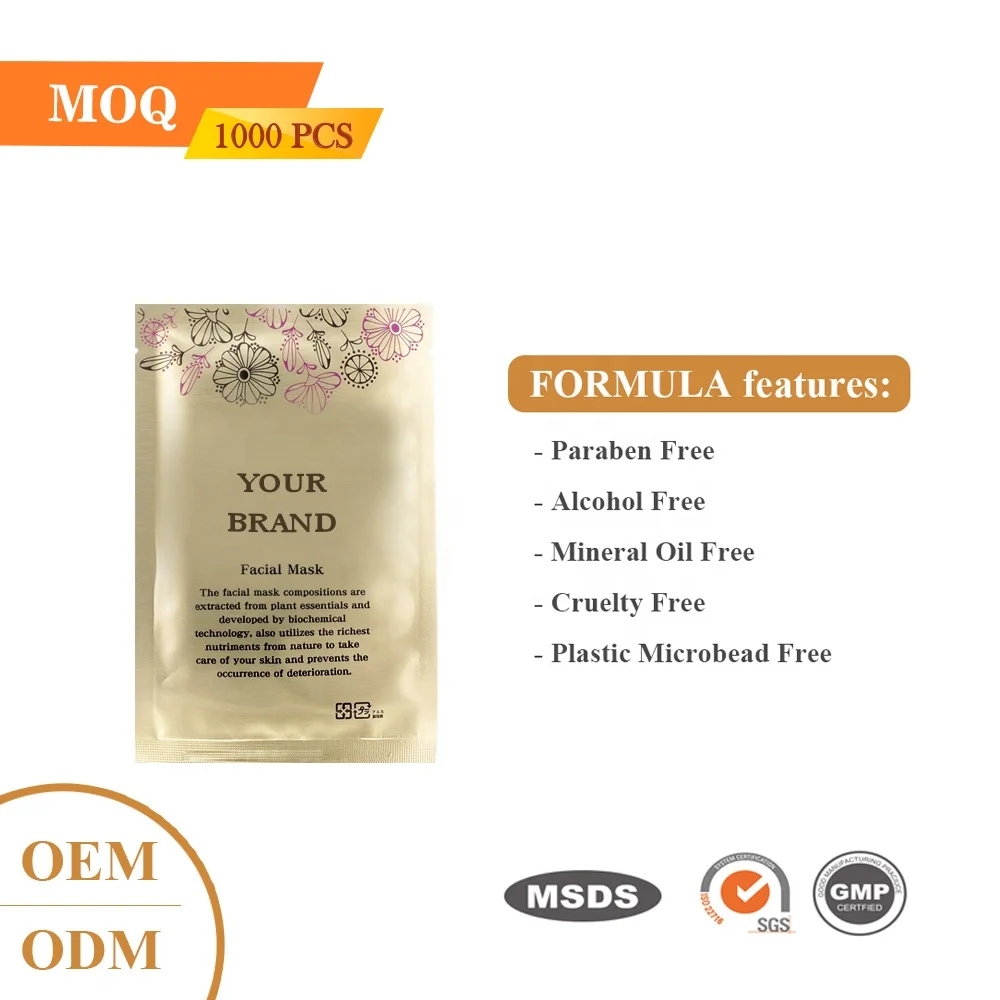 Replenishing Moisture Aloe Vera Cucumber Hyaluronic Acid Soothing Facial paper sheet Mask