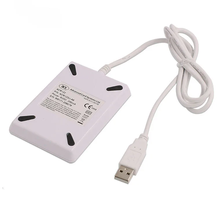 Портативный Считыватель Карт RFID 13 56 MHz ACR 122U Smart Credit Card Reader NFC USB интерфейсы связи