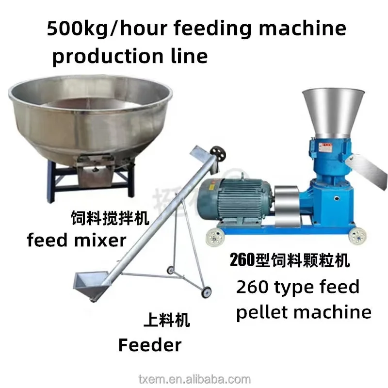 TX Factory price pelet machine pellet making pelletizer pelletizing machine animal feed pellet making machine for livestock feed