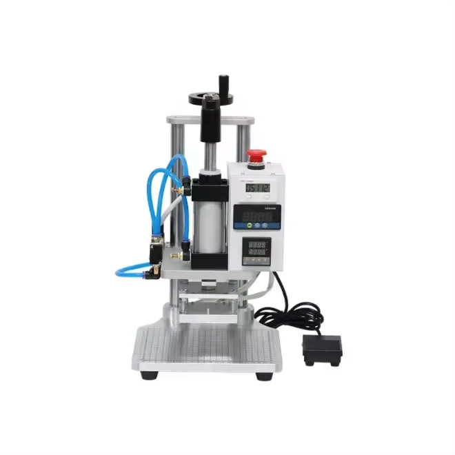 Pneumatic Wood Branding Leather Embossing Deboss Hot Stamping Machine