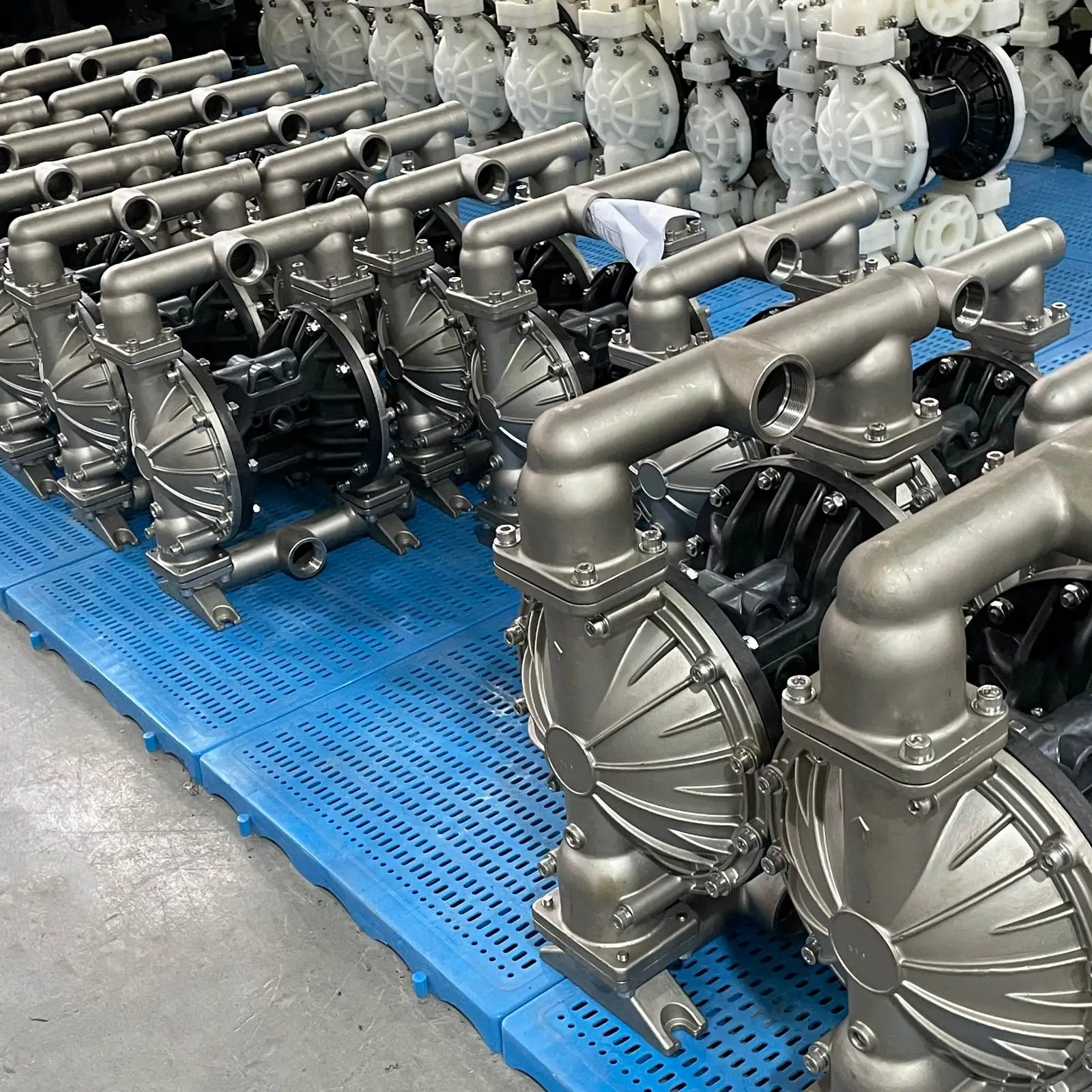 Chemical liquid transfer air operated double diaphragm pump plastic pump