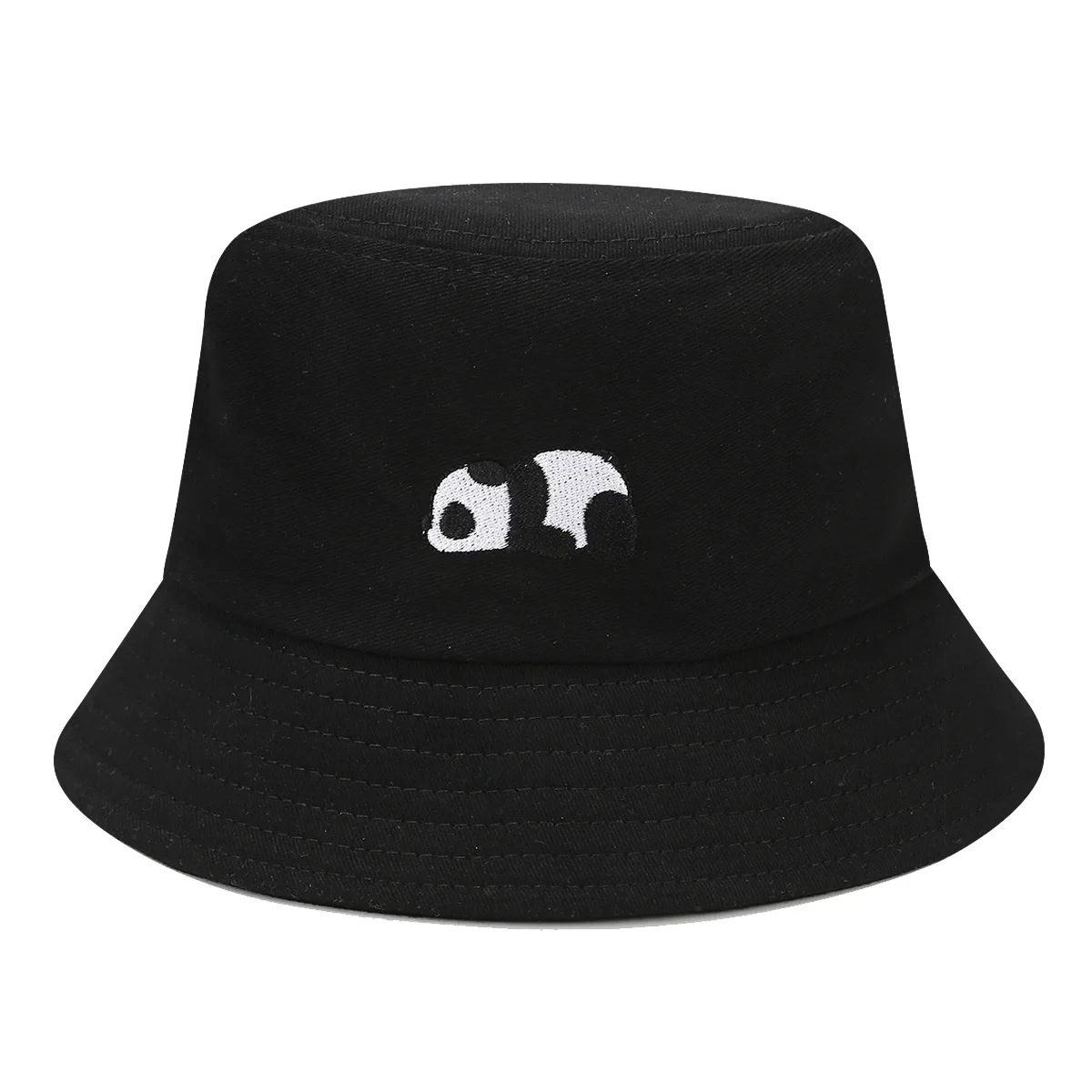 Customized Breathable Sun Protection Hat Panda Bucket Hat Fishing Hat For Hiking Traveling