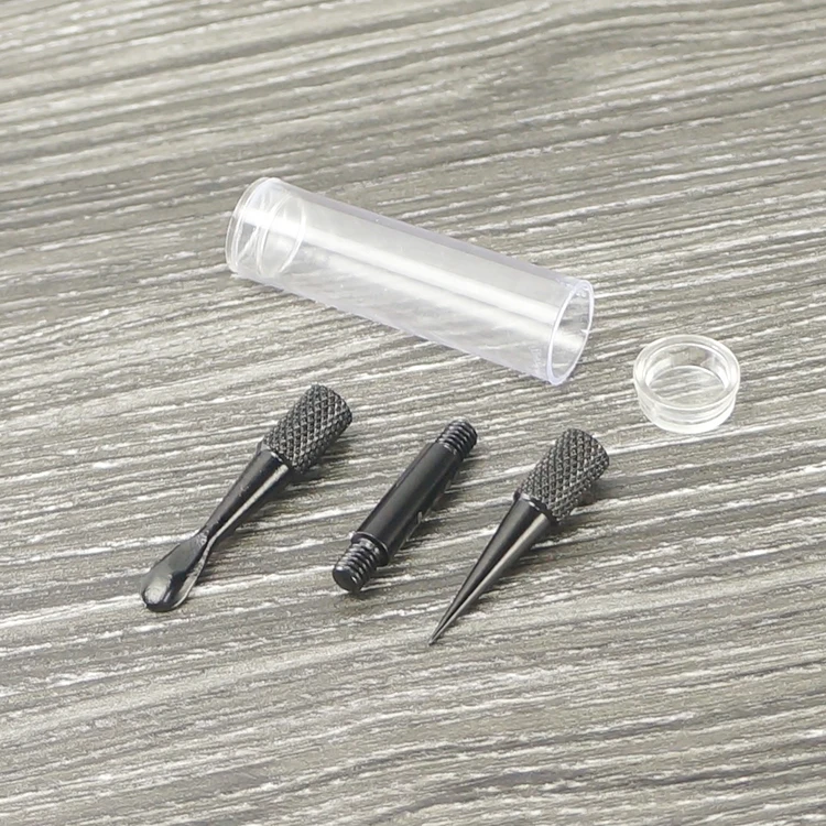 
OEM Custom Color Light Weight Small Dab Tool Metal Wax Dabber Tool for Smoking Pipes 