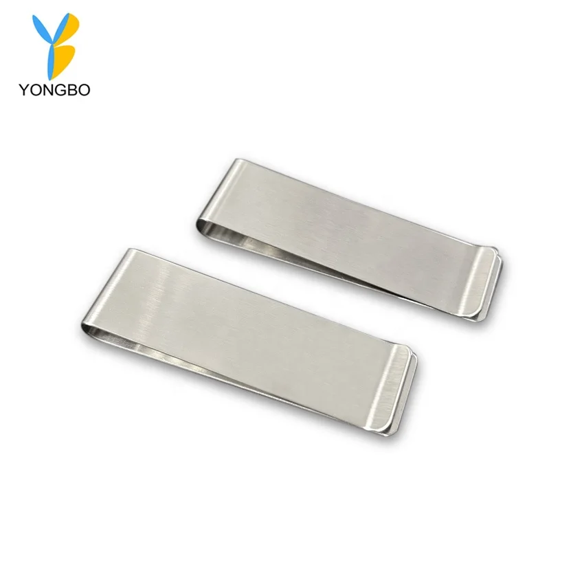 Metal Money Clip Slim Minimalist Wallet Cash Bills Spring Clips Credit Card Clamp Letter Document Holder for Men and Women